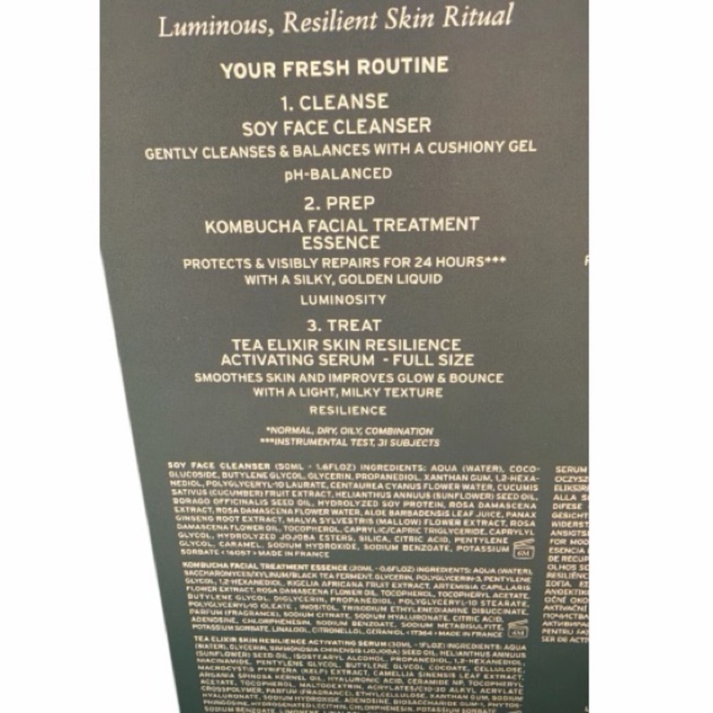 Fresh Skincare Set-Luminous, Resilient Skin Ritual
Sealed In Box - Picture 4 of 6